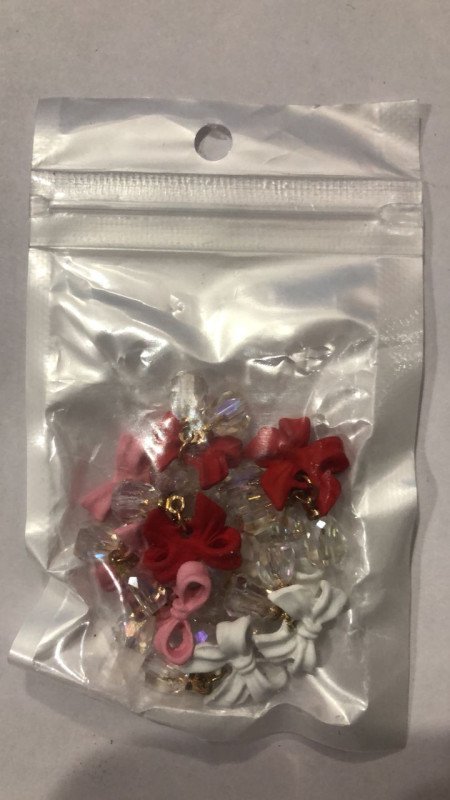 PERLE - Cristal Decoration Bow Nail 3D